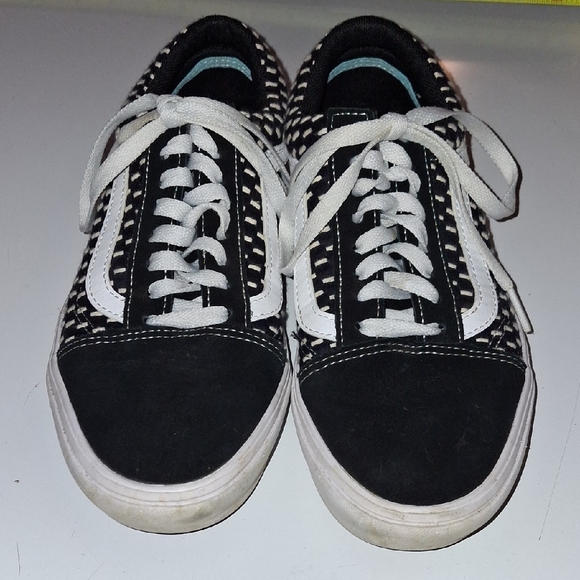 Vans Other - Mens Size 6.5 Vans Black and White Sneakers Will Need Cleaned